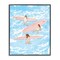 Stupell Industries Surfing Girls Trio Framed Giclee, design by Ziwei Li